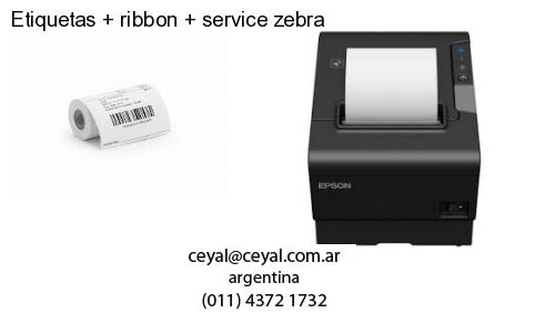 Etiquetas   ribbon   service zebra