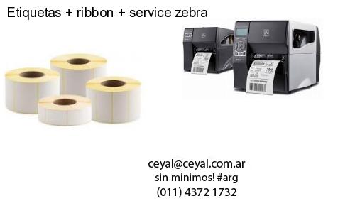 Etiquetas   ribbon   service zebra
