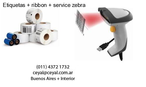 Etiquetas   ribbon   service zebra