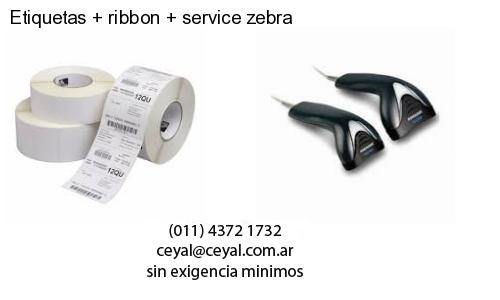 Etiquetas   ribbon   service zebra