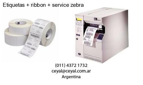 Etiquetas   ribbon   service zebra