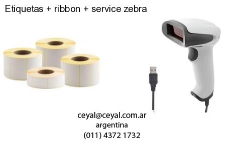 Etiquetas   ribbon   service zebra