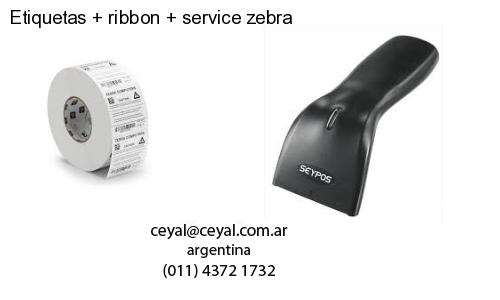 Etiquetas   ribbon   service zebra