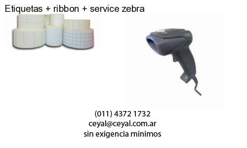 Etiquetas   ribbon   service zebra