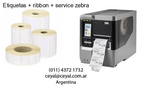 Etiquetas   ribbon   service zebra