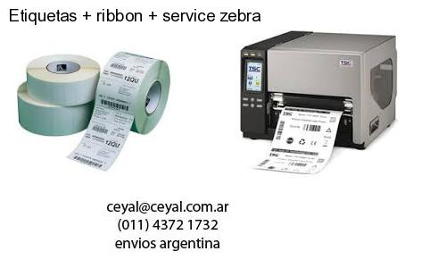 Etiquetas   ribbon   service zebra