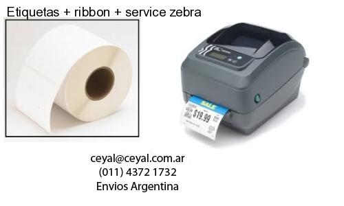 Etiquetas   ribbon   service zebra