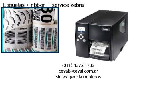 Etiquetas   ribbon   service zebra