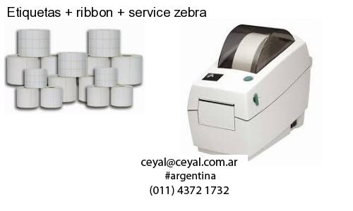 Etiquetas   ribbon   service zebra