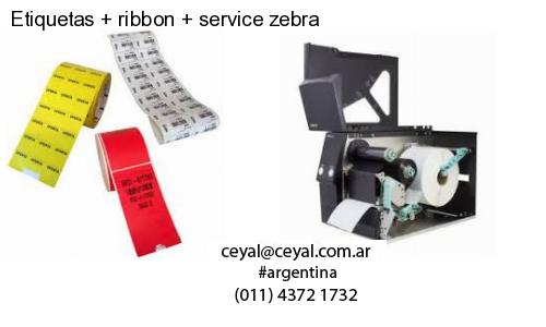 Etiquetas   ribbon   service zebra