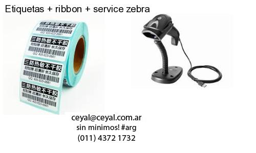 Etiquetas   ribbon   service zebra