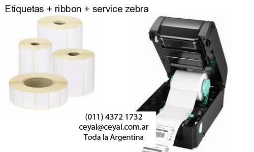 Etiquetas   ribbon   service zebra