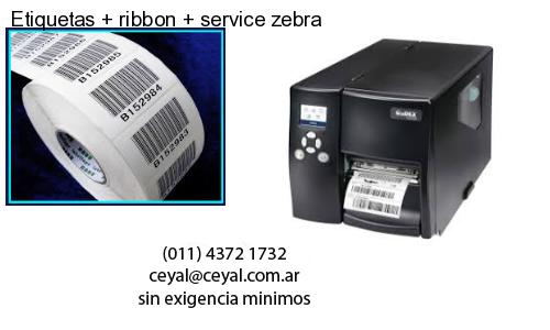 Etiquetas   ribbon   service zebra