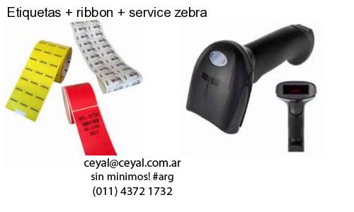 Etiquetas   ribbon   service zebra
