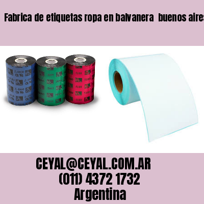 Fabrica de etiquetas ropa en balvanera  buenos aires