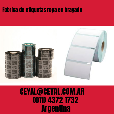 Fabrica de etiquetas ropa en bragado
