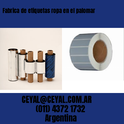 Fabrica de etiquetas ropa en el palomar