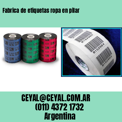Fabrica de etiquetas ropa en pilar