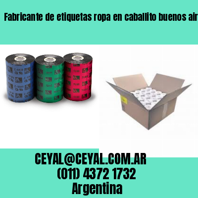 Fabricante de etiquetas ropa en caballito buenos aires