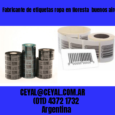 Fabricante de etiquetas ropa en floresta  buenos aires