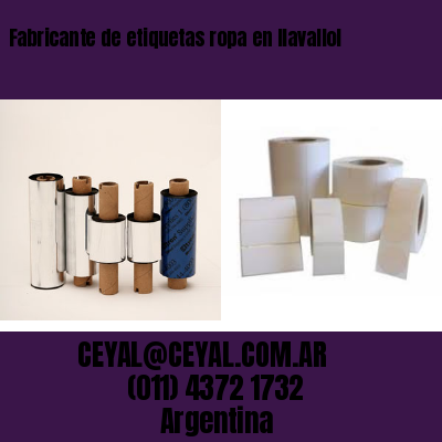 Fabricante de etiquetas ropa en llavallol