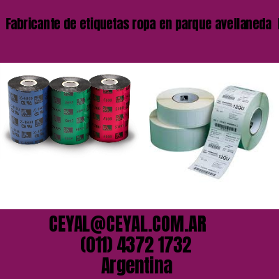 Fabricante de etiquetas ropa en parque avellaneda  buenos aires