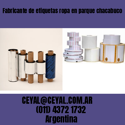 Fabricante de etiquetas ropa en parque chacabuco  buenos aires