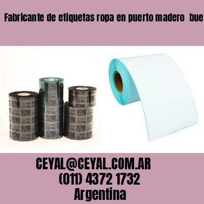 Fabricante de etiquetas ropa en puerto madero  buenos aires