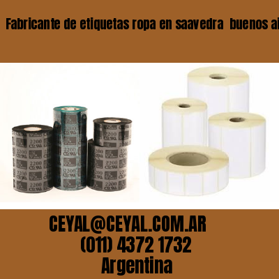 Fabricante de etiquetas ropa en saavedra  buenos aires