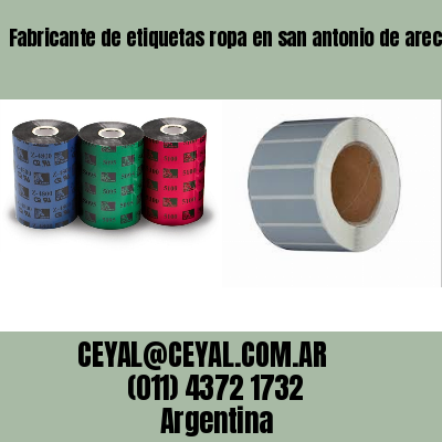 Fabricante de etiquetas ropa en san antonio de areco