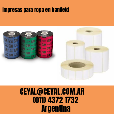 Impresas para ropa en banfield