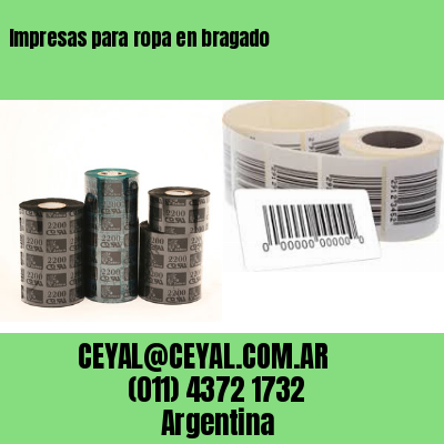 Impresas para ropa en bragado