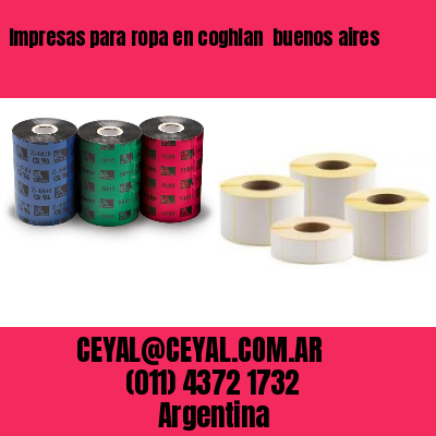 Impresas para ropa en coghlan  buenos aires