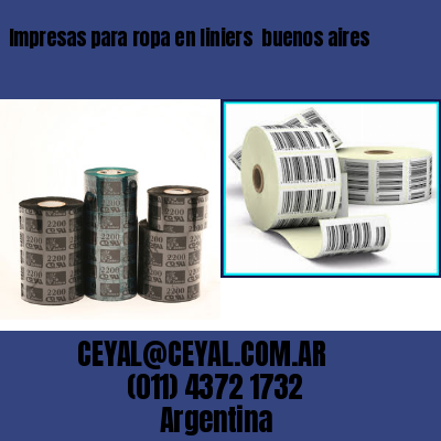 Impresas para ropa en liniers  buenos aires
