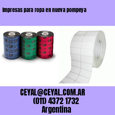Impresas para ropa en nueva pompeya