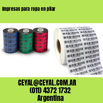 Impresas para ropa en pilar