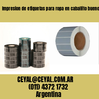 Impresion de etiquetas para ropa en caballito buenos aires