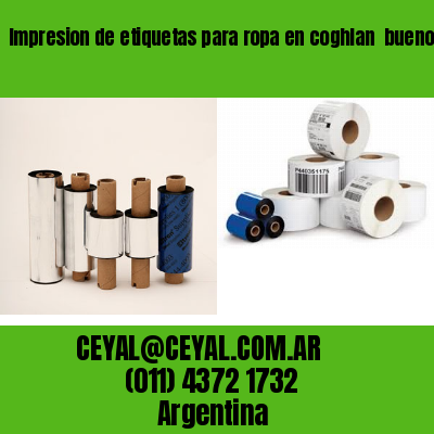 Impresion de etiquetas para ropa en coghlan  buenos aires