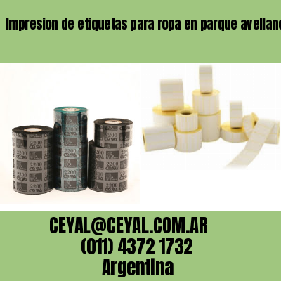 Impresion de etiquetas para ropa en parque avellaneda  buenos aires