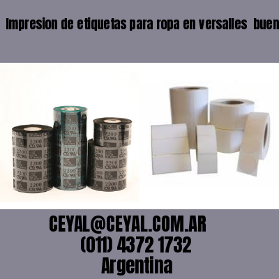 Impresion de etiquetas para ropa en versalles  buenos aires