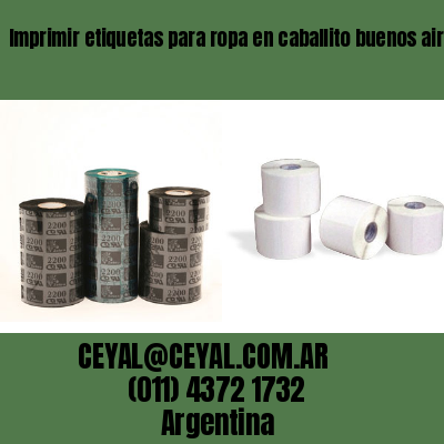 Imprimir etiquetas para ropa en caballito buenos aires