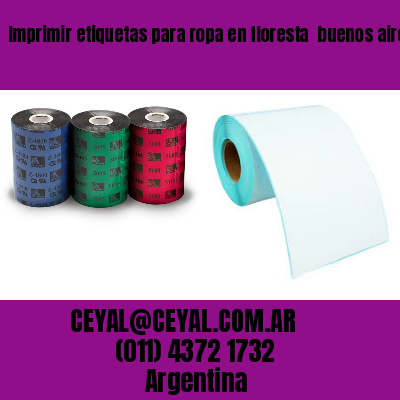 Imprimir etiquetas para ropa en floresta  buenos aires