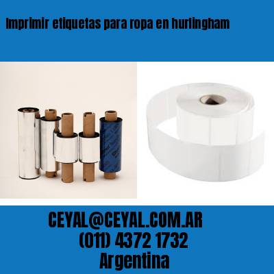 Imprimir etiquetas para ropa en hurlingham