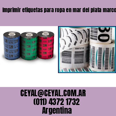 Imprimir etiquetas para ropa en mar del plata marcos paz
