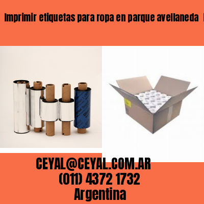 Imprimir etiquetas para ropa en parque avellaneda  buenos aires