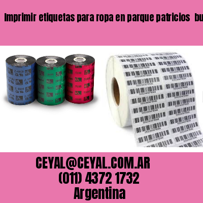 Imprimir etiquetas para ropa en parque patricios  buenos aires