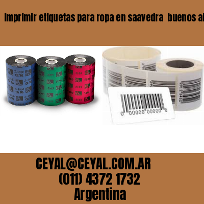 Imprimir etiquetas para ropa en saavedra  buenos aires