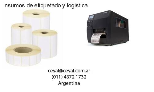 Insumos de etiquetado y logistica