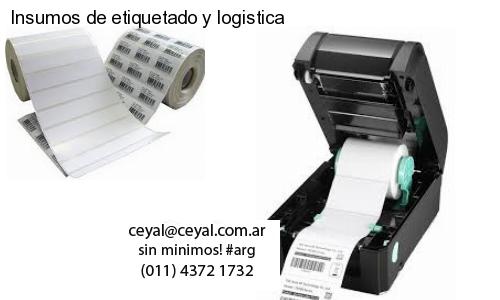 Insumos de etiquetado y logistica