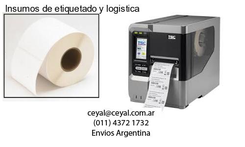 Insumos de etiquetado y logistica